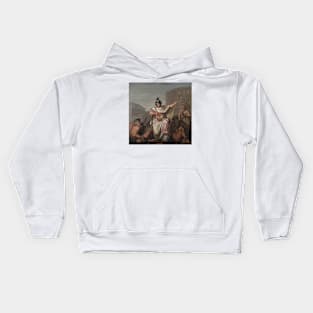 Rome as Ruler of the World by Nicolai Abildgaard Kids Hoodie